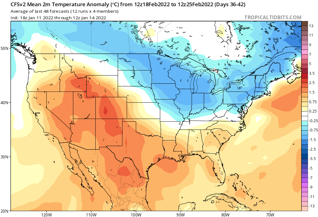 Cold pattern continues